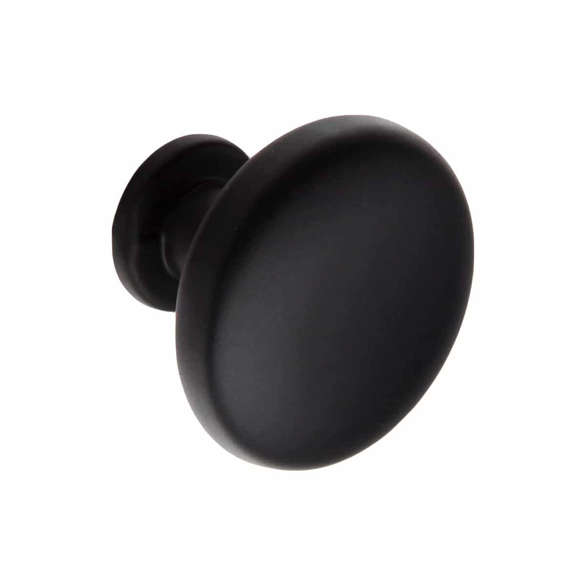 Mushroom Knob Black 28mm