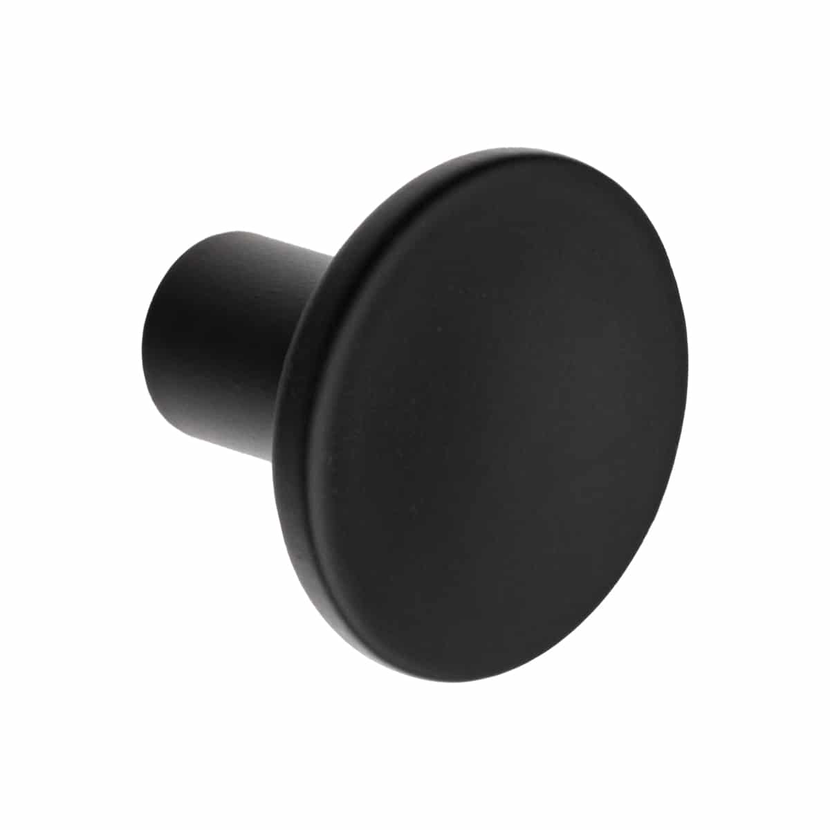 CONCAVE KNOB BLACK 35x27mm