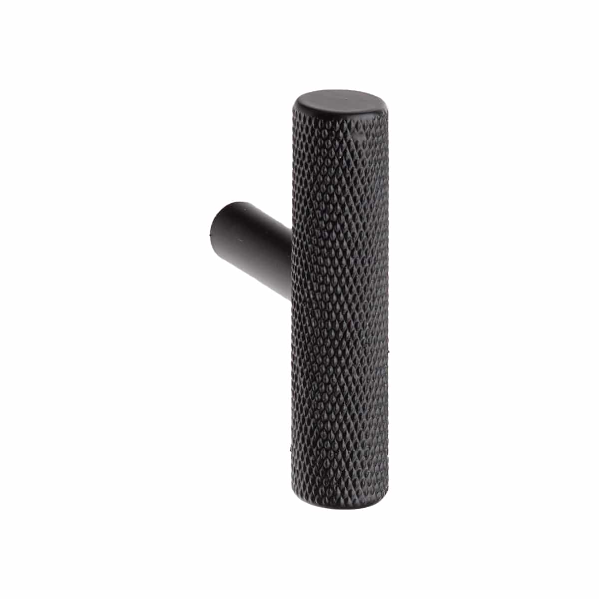 Knurled T Knob Black 50x32mm