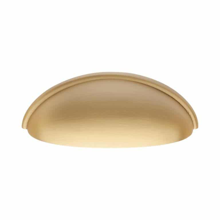 Cup Handle Satin Brass 115mm