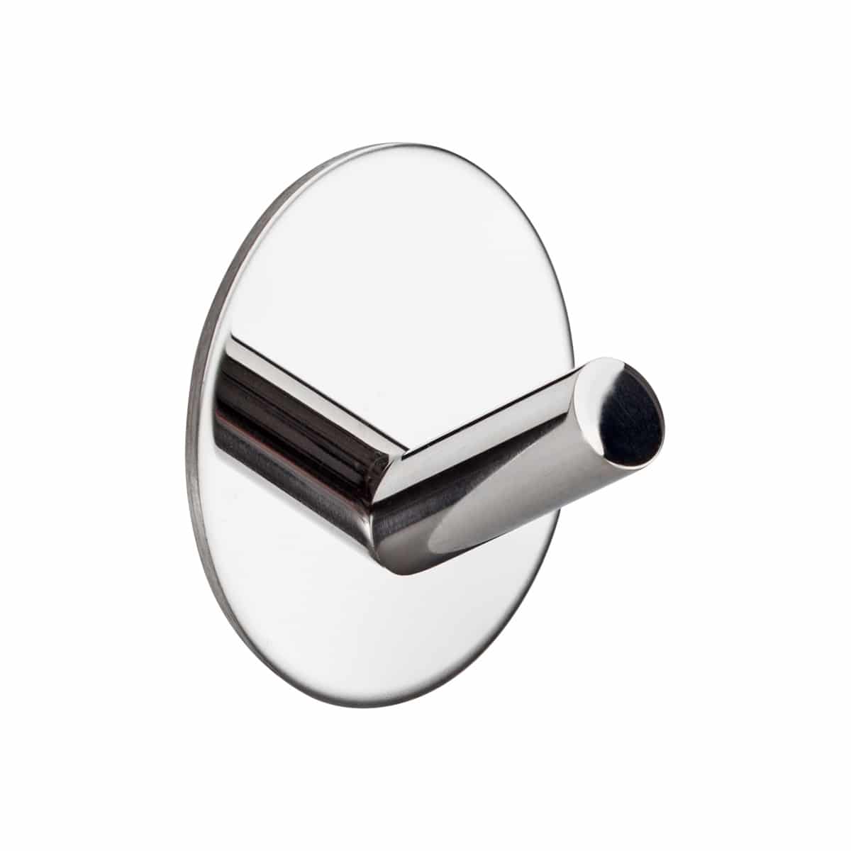 Modern Self Adhesive Round Hook Polished Stainless Steel