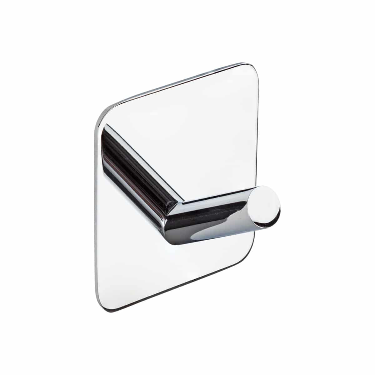 Modern self adhesive square polished stainless steel hook