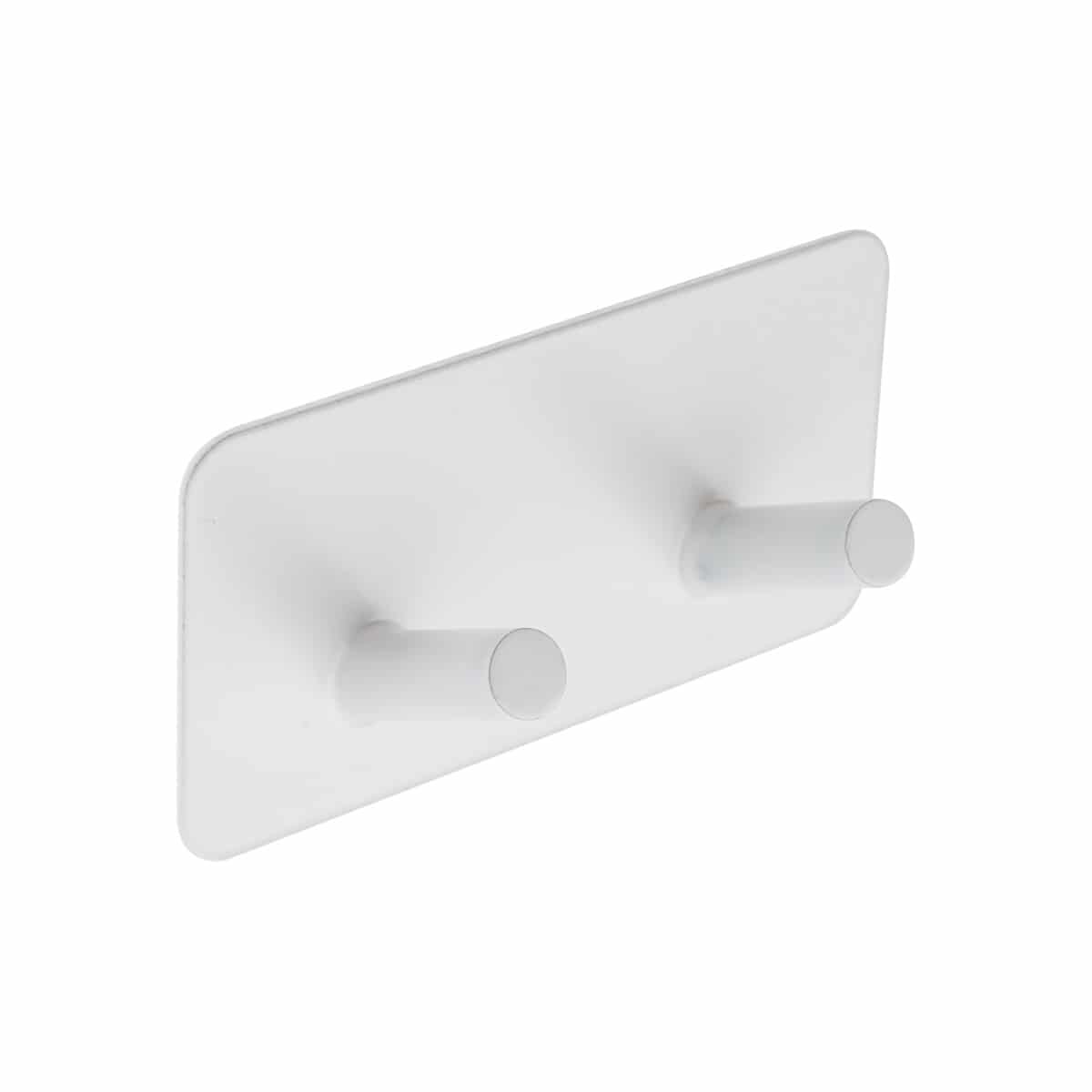 Modern Self Adhesive Square Hook White