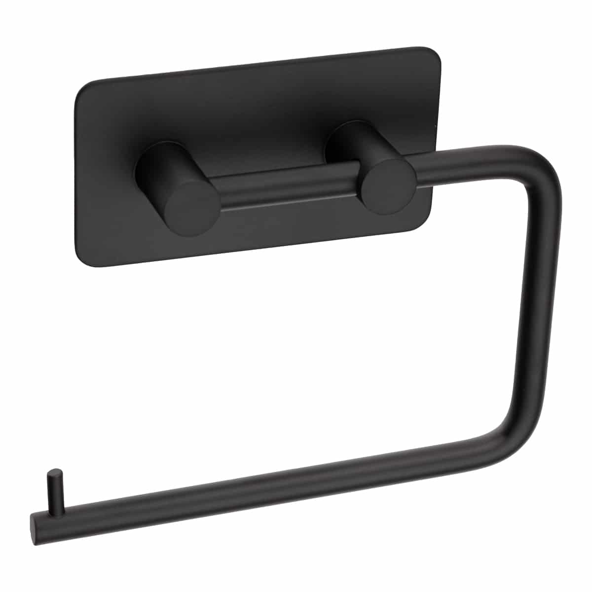 Self Adhesive Toilet Roll Holder Black