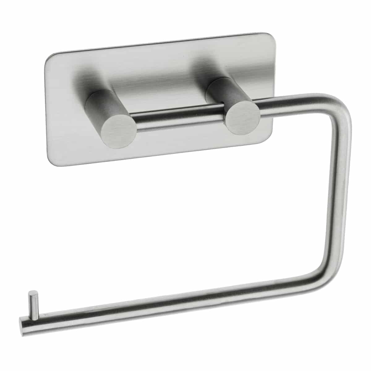 Self Adhesive Toilet Roll Holder Brushed Stainless Steel