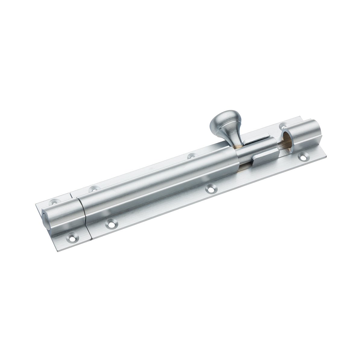 Barrel Bolt Satin Chrome Straight 150mm