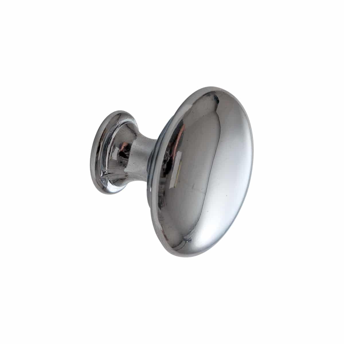 Knob Chrome 25mm Dia