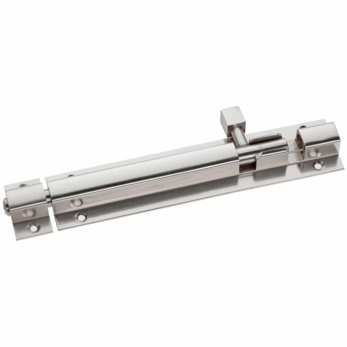 Barrel Bolt Straight Satin Nickel 150mm