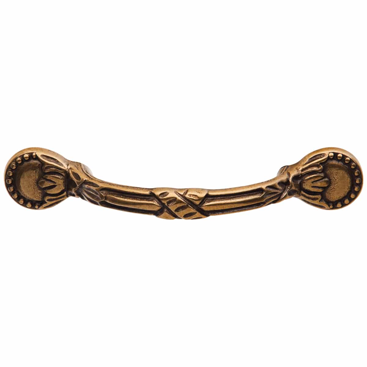 Detailed Handle Antique Brass 64mm