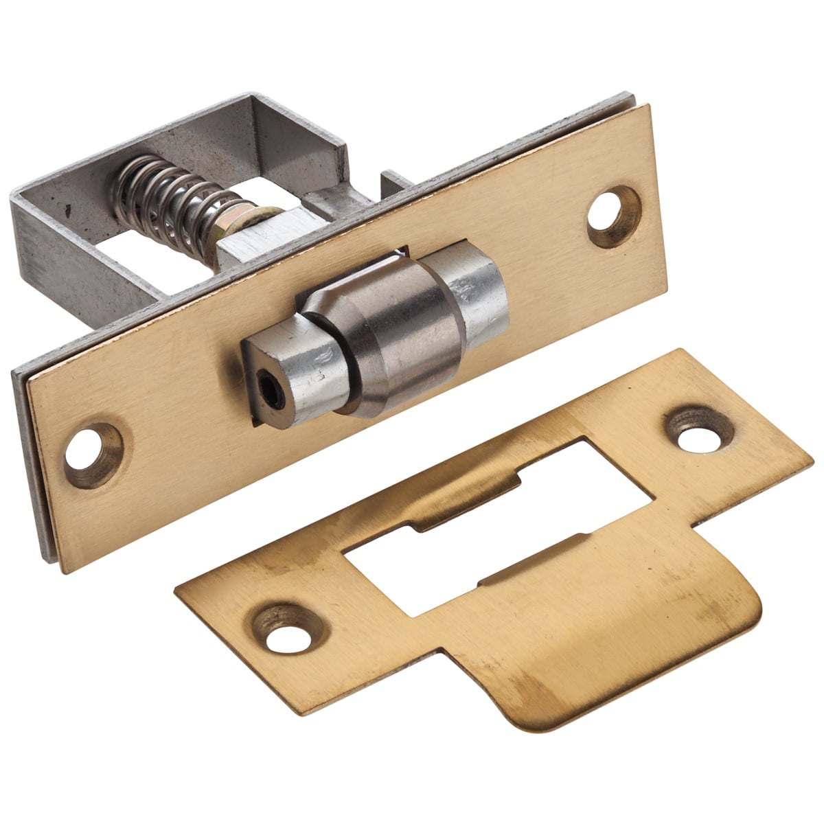 Roller Catch Satin Brass