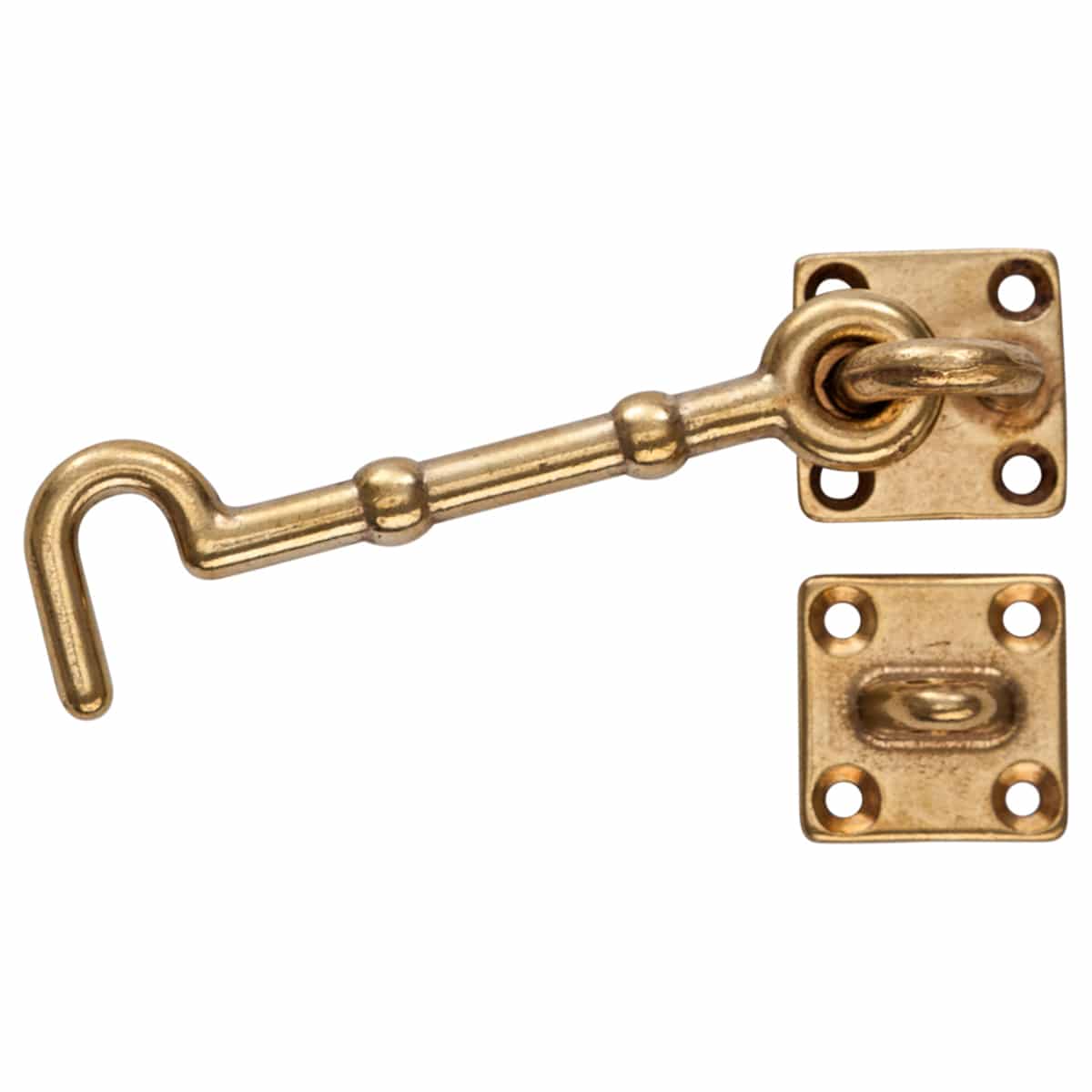 100mm Cabin Hook Brass