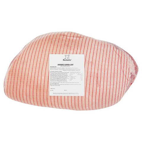 Becketts Rind-On Unsmoked Gammon Joint with Added Water