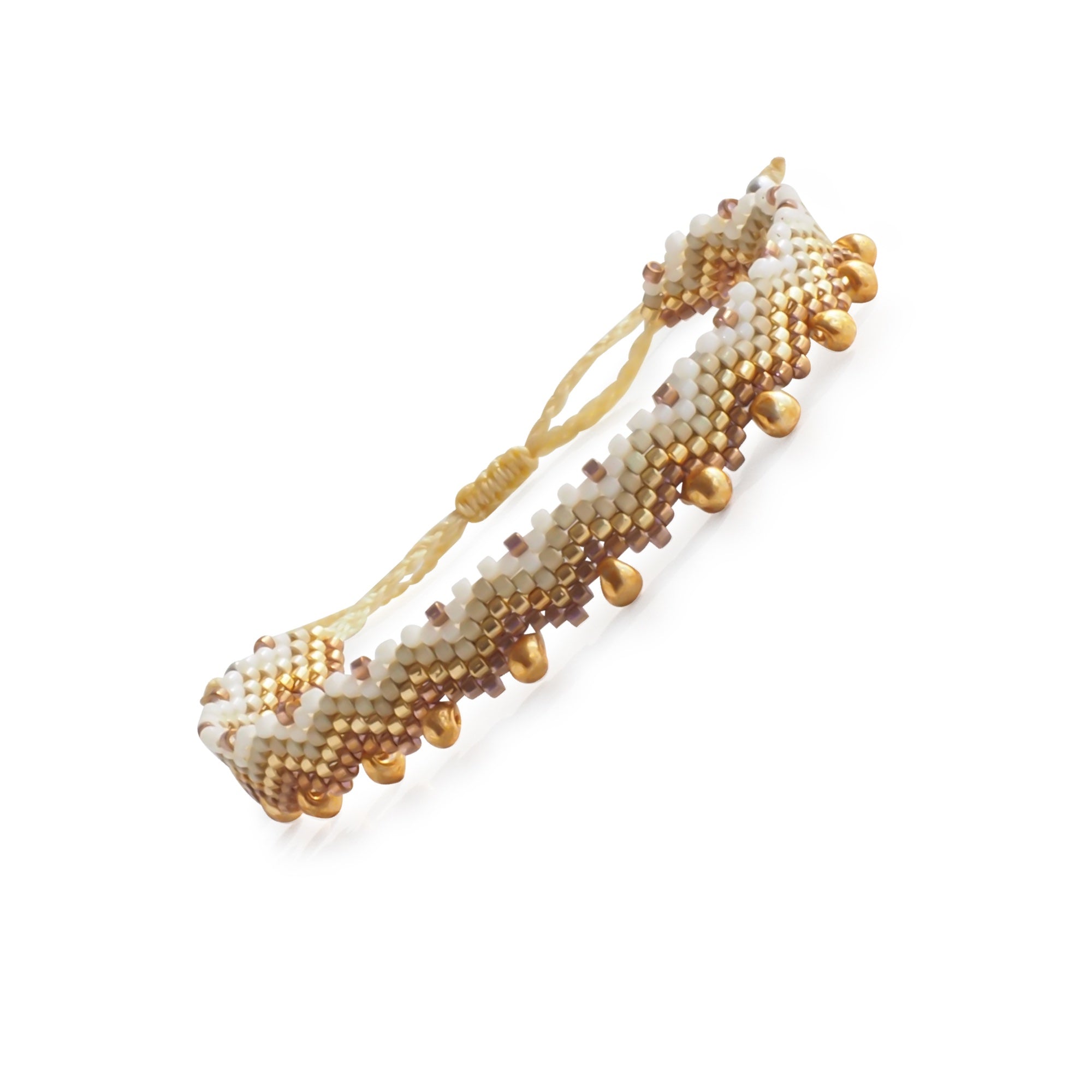 Loomakit Kit- Desert Fire Bracelet. (Kit Includes Miyuki Delica