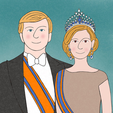 Koning Willem-Alexander en koningin Maxima