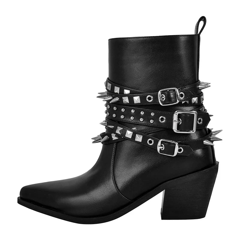 Punk Short Cowgirl Boots
