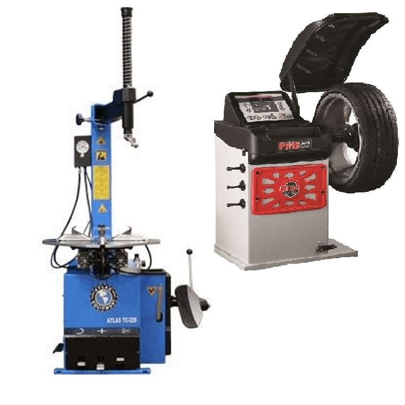 Atlas TC229 Tire Changer With PWB50 Wheel Balancer Combo 7