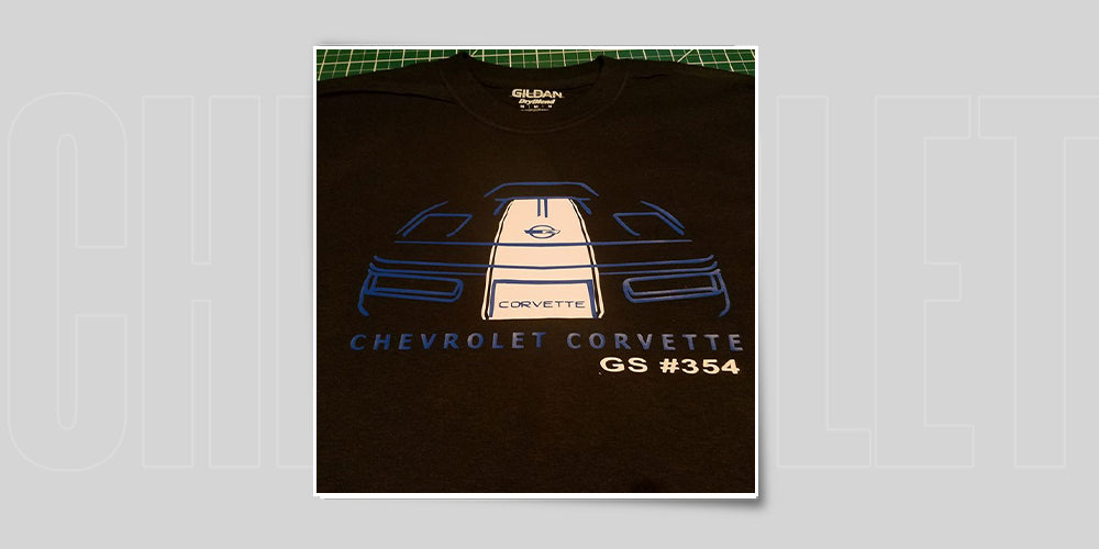 Sport Corvette C4 Silhouette T-Shirt