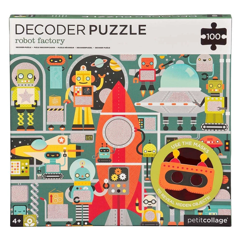 Robot Factory Decoder Puzzle 100 piece