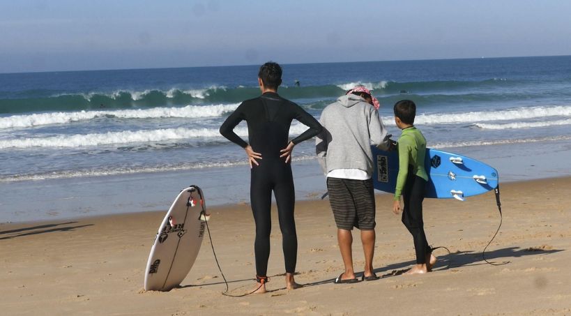 entrenamiento surf