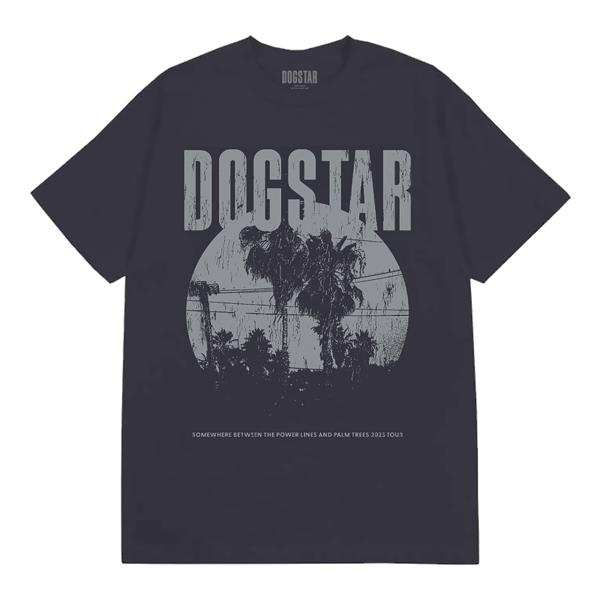 Dogstar Somewhere Between the Power Lines and Palm Trees Tour 2023 Tee - Dogstar product image