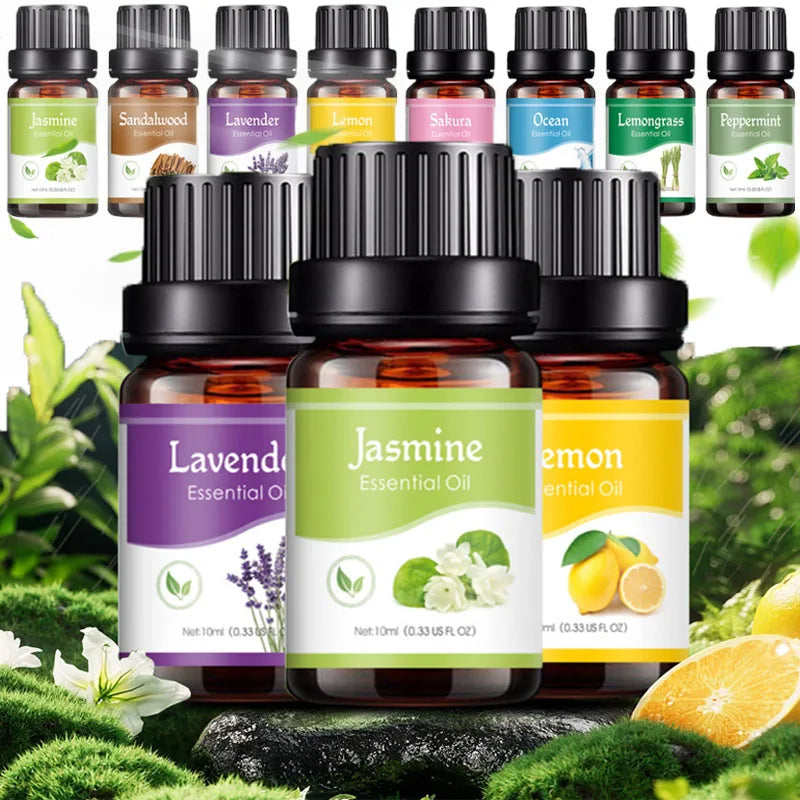 18Style Essential Oil for Aromatherapy Diffuser 10ML for Air Humidifier Air Freshener