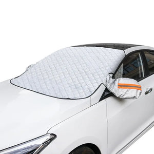 Magnetic Car Snow Shield Frost Prevention Frost Prevention Front Windshield Sunshade Thickened Snow Shield Car Coat 1PC - Dehillam