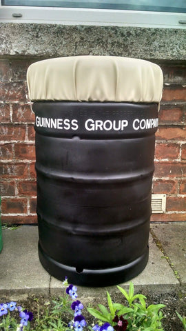 Upcycled Guinness Beer Keg