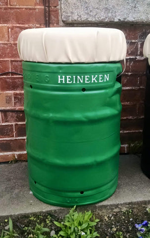 Upcycled Heineken Beer Keg