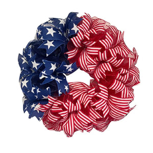 Round Patriotic Wreath - AlwaysSincere