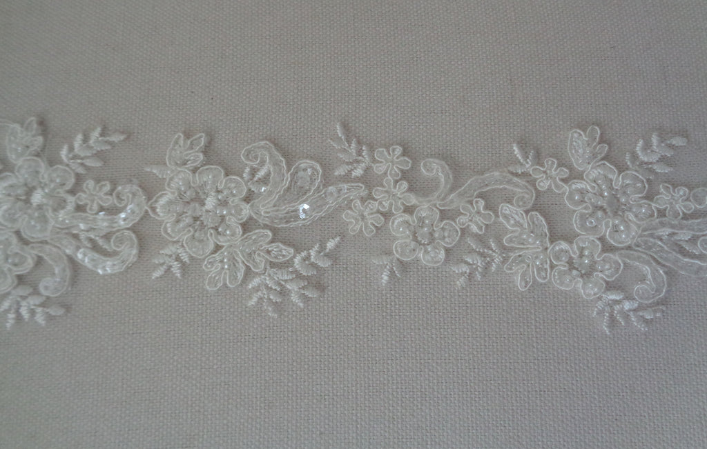 beaded lace trim