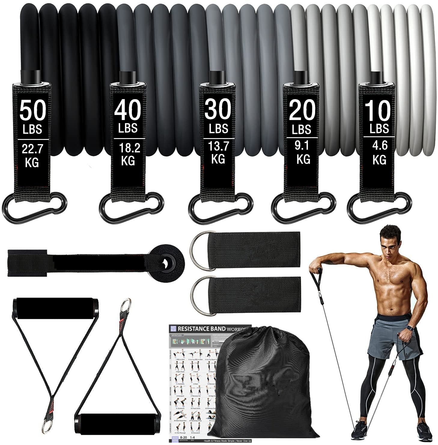 Strength Resistance Loop Bands for Legs and Butt Pilates