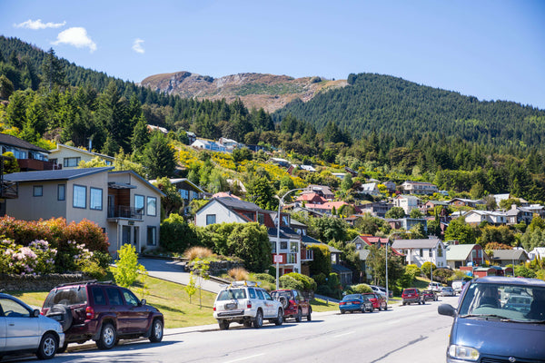 Green Hills and houses in Queenstown