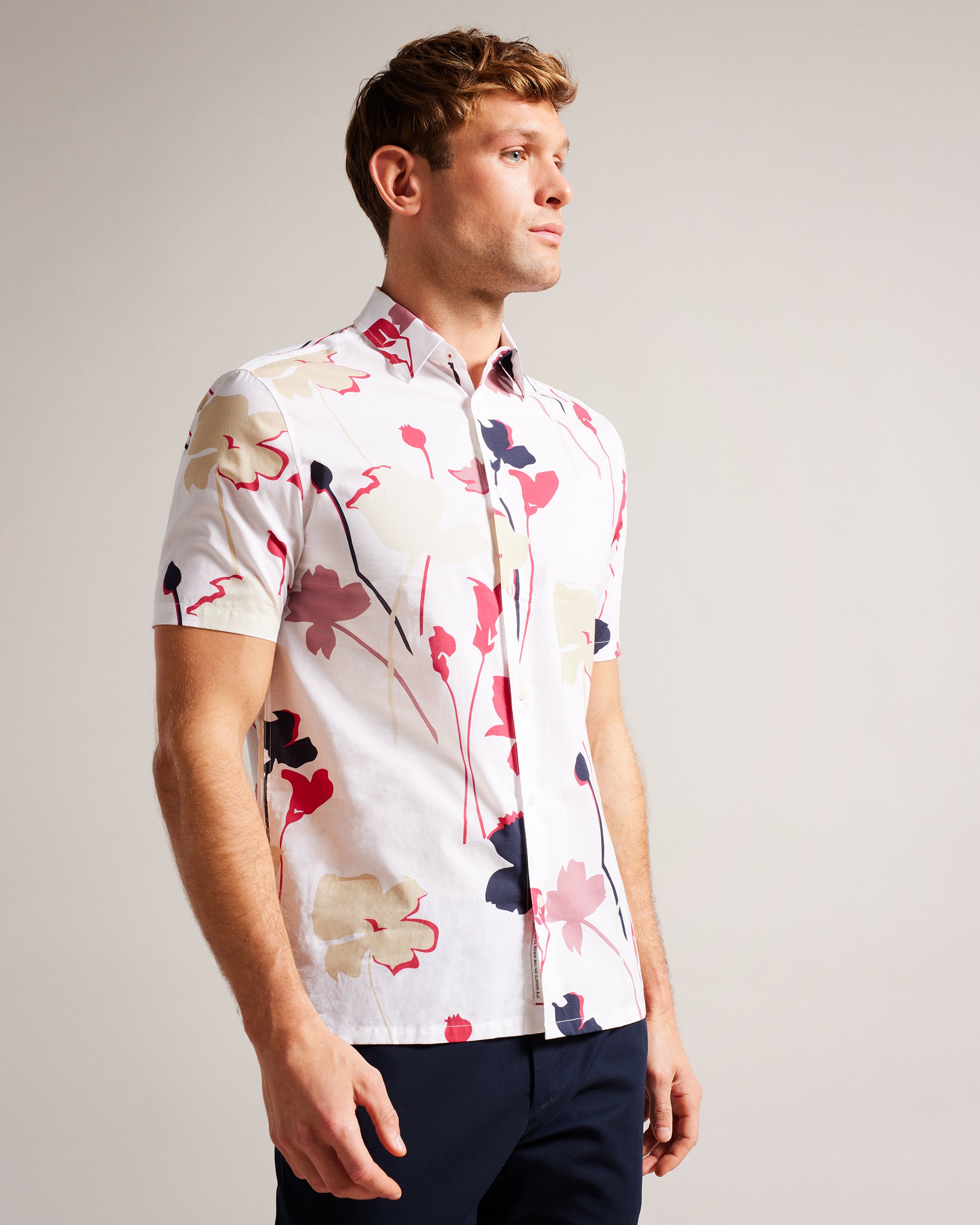 COVING - Short Sleeve Seersucker Floral Print – Ted Baker, United