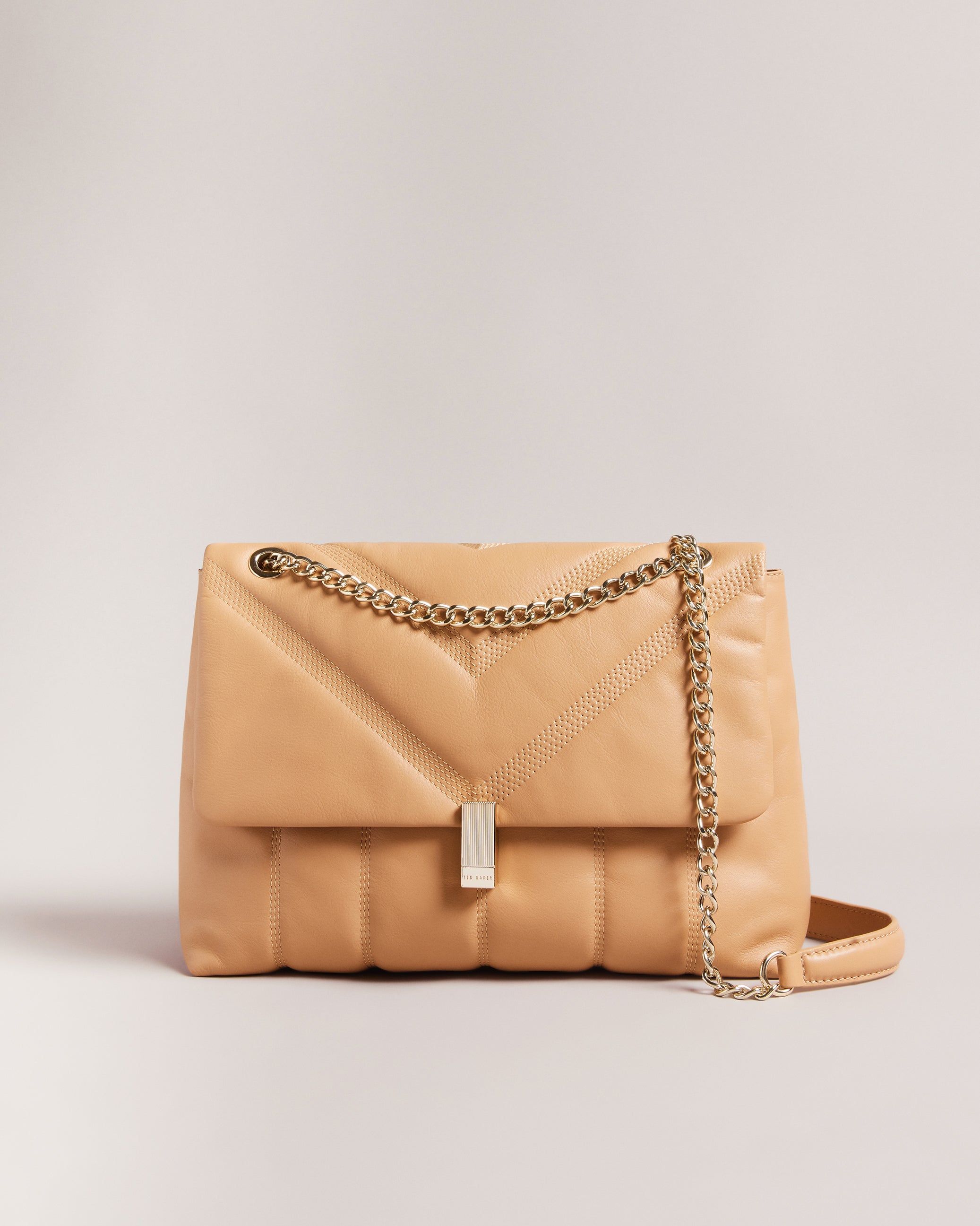 TED BAKER Golnaz Saffiano Bar Detail Crossbody Bag