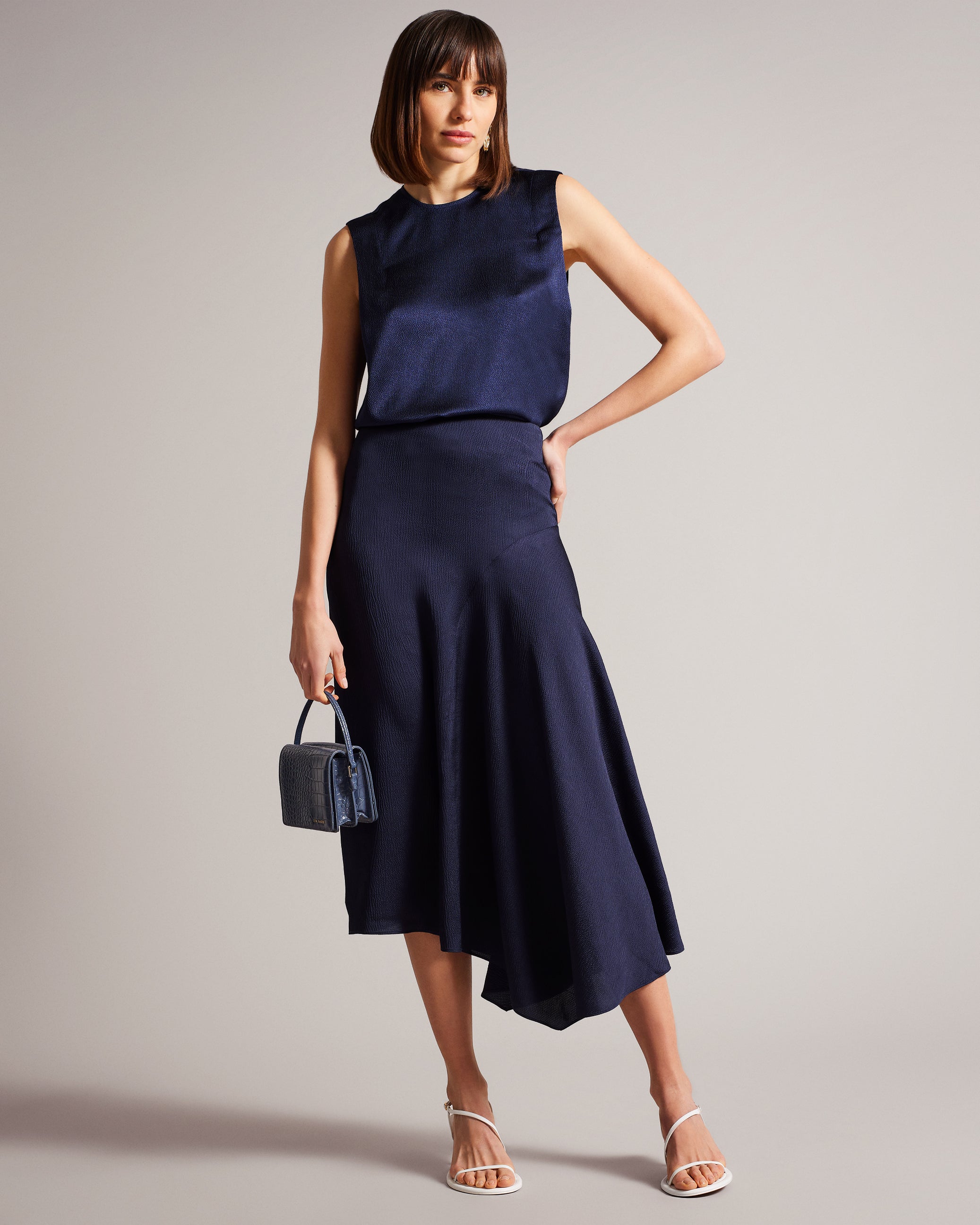 OLIVIAY - A Line Knitted Midi Skirt – Ted Baker, United States