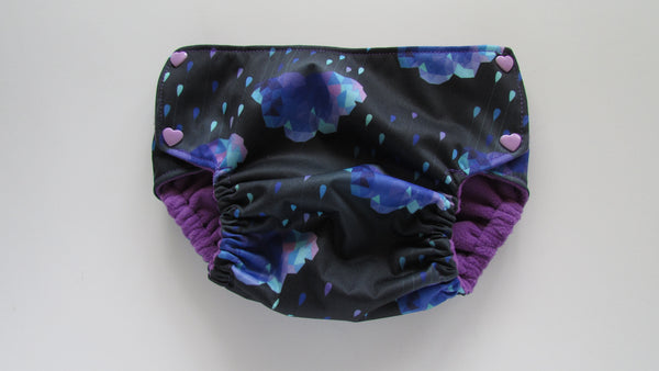 Blue Galaxy Print pocket palz – Fruit of the Womb Diapers