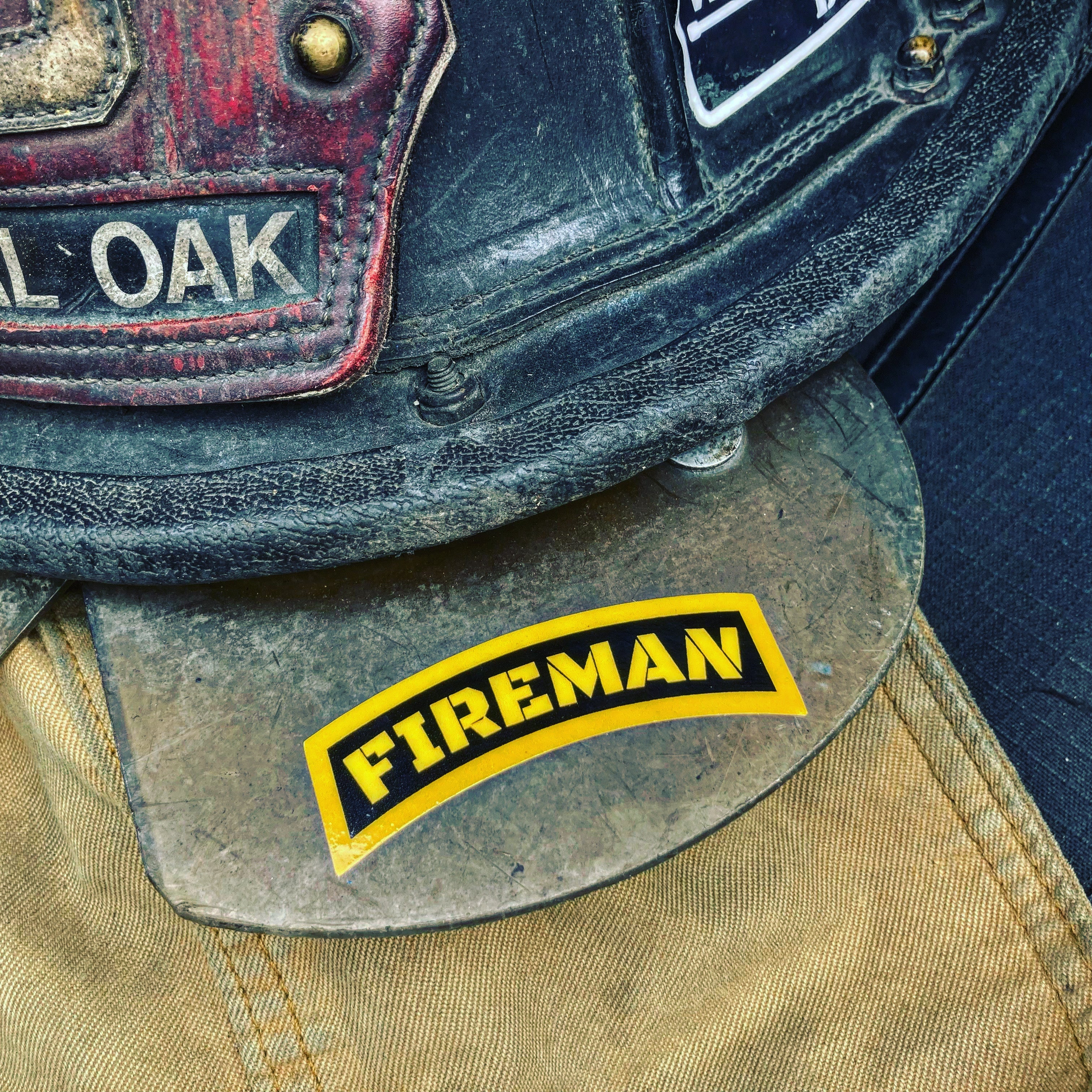 Army Ranger Tab FIREMAN Helmet Sticker