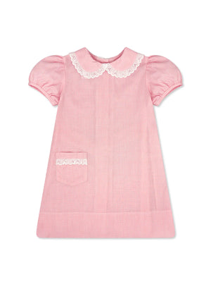 Baker Pink Minigingham Pocket Dress - Ultra Violet