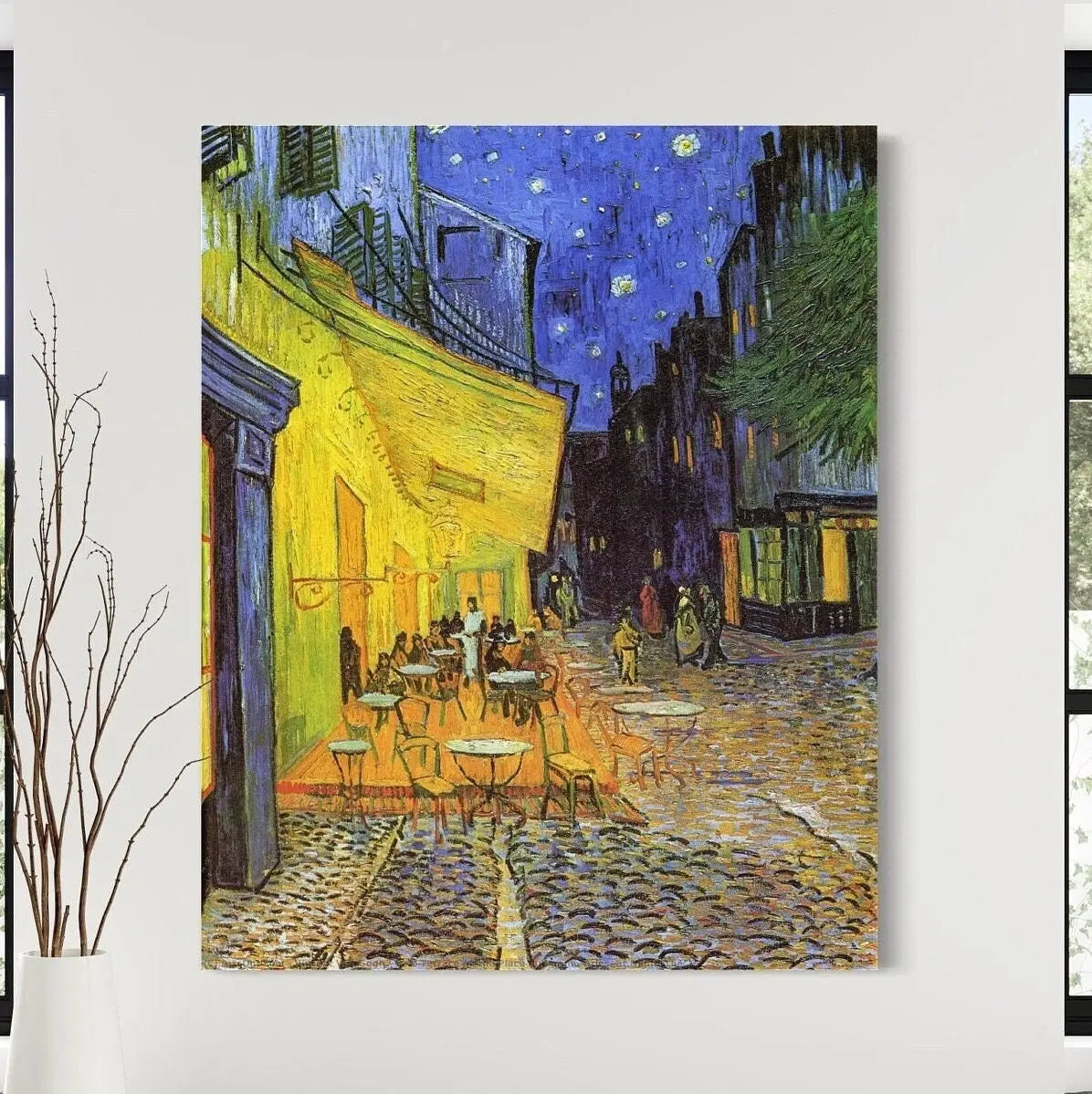 Vincent van Gogh 'Cafe Terrace' 1888 Canvas Wall Art | Poster Print Canvastoria