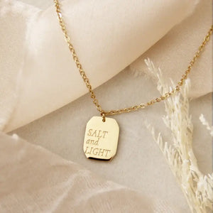 Salt and Light Necklace *Matthew 5:13-14* - The Salty Belle Boutique