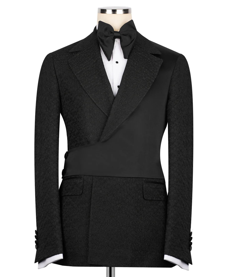 Black Double-Breasted Tuxedo