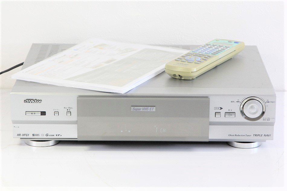 VICTOR HR-VX200 S-VHSビデオデッキ ジョグシャトル　【中古整備品】