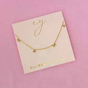 Ellison + Young Gold Plated MAMA Necklace - PeekaBoo Online
