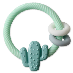 Itzy Ritzy Rattle Teether - Cactus - PeekaBoo Online