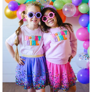 Sweet Wink Birthday Girl Patch Tshirt - PeekaBoo Online
