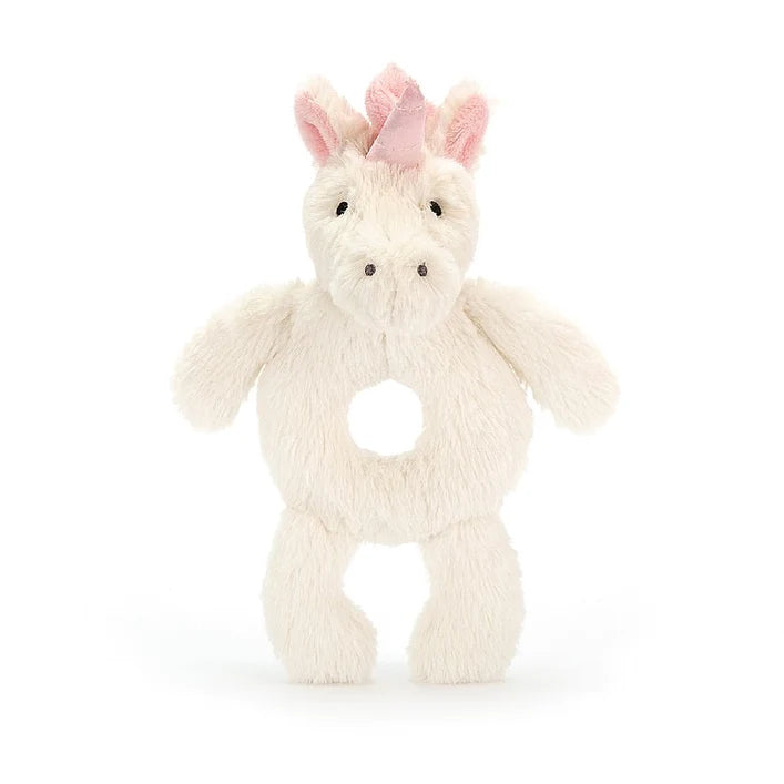 Jellycat Bashful Unicorn Ring Rattle