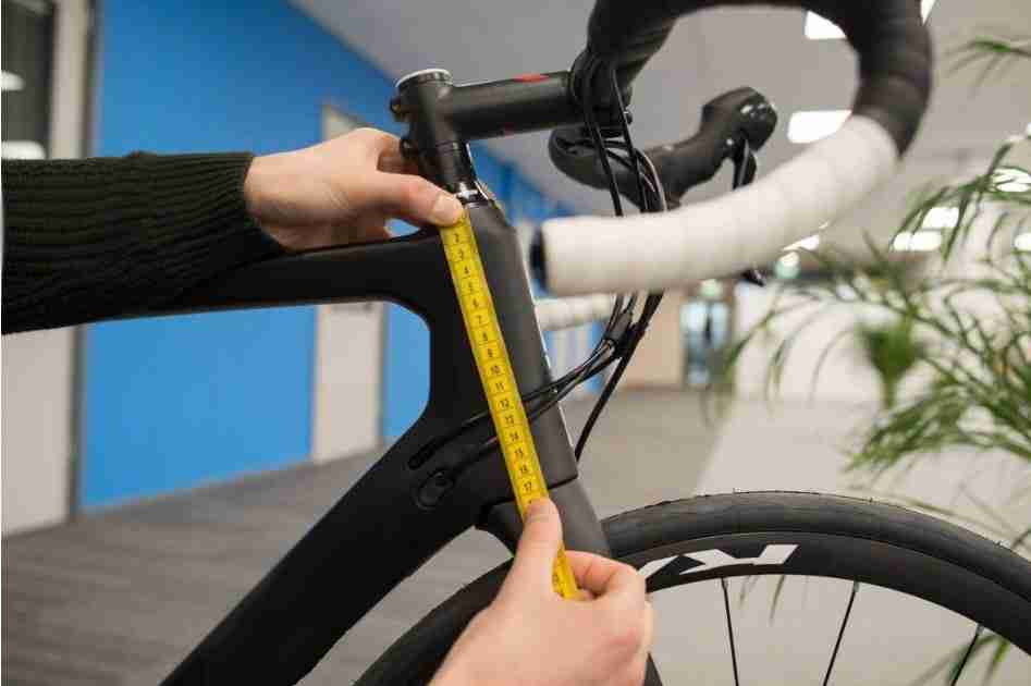 Geometria della bicicletta lungezza tubo dello sterzo