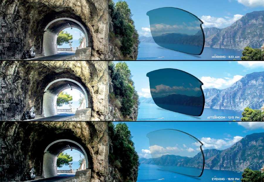 Lenti fotocromatiche per cicloturismo