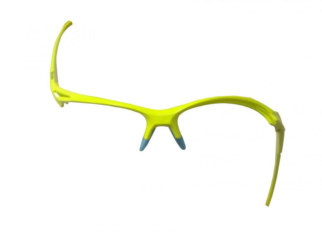 montatura in grillamid tr90 per occhiali sportivi per ciclismo running e montagna