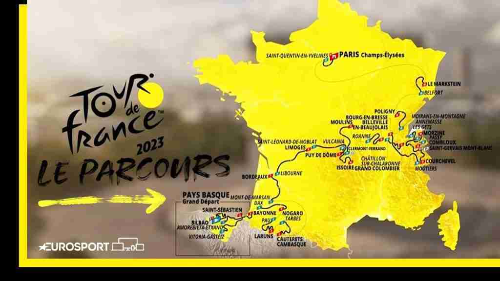 Tour de France 2023 percorso
